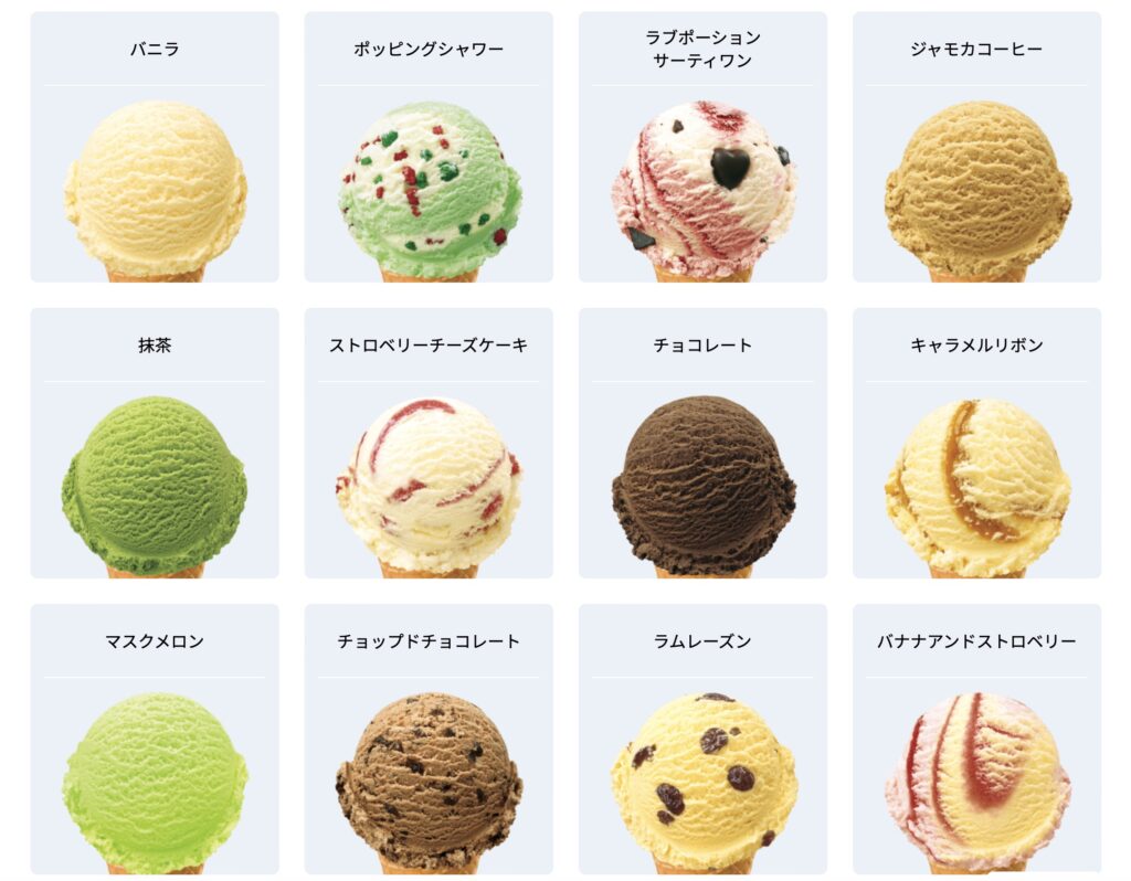 サーティーワンクリスマス