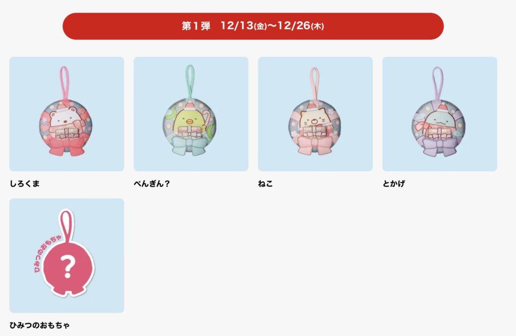 すみっこぐらしハッピーセット