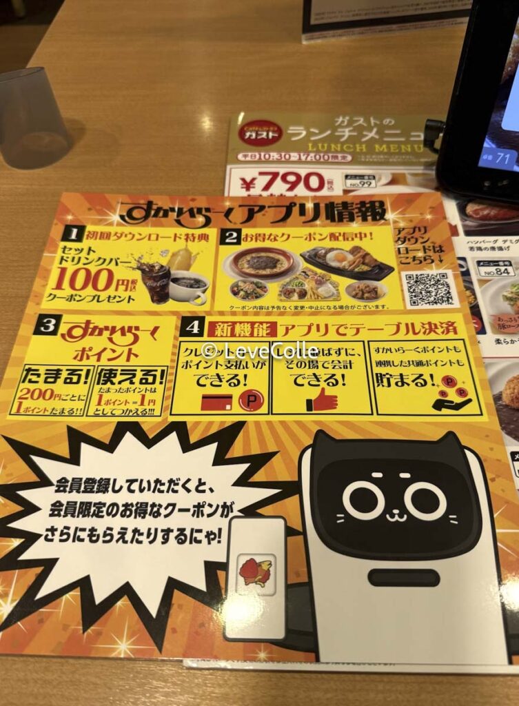 ガスト日替わりランチ