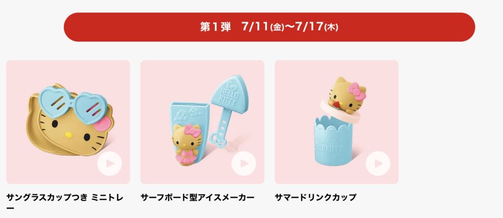 マクドナルドハッピーセット次回