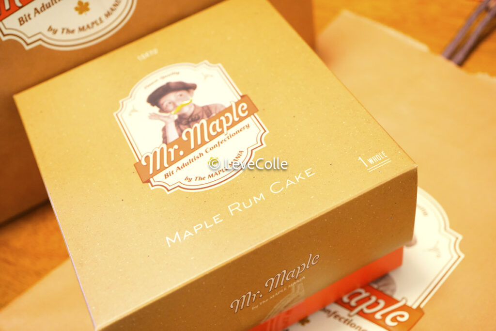 メープルラムケーキ