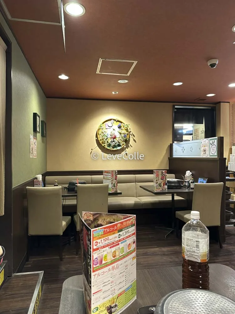 しゃぶ葉の店内