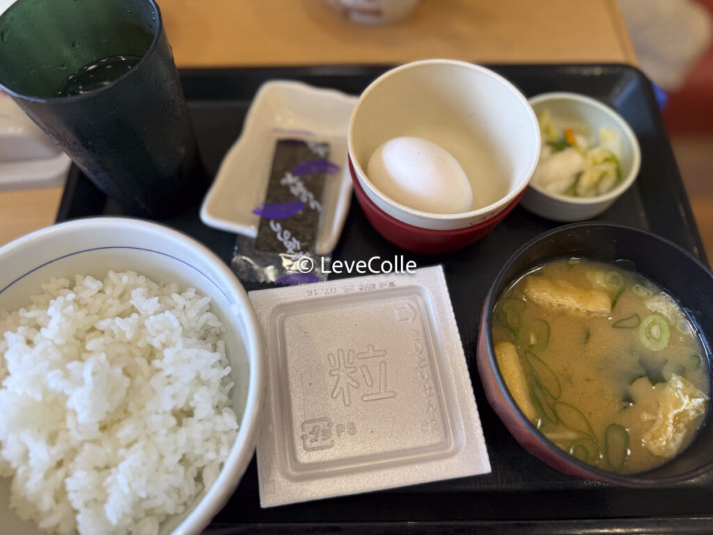 なか卵モーニングメニュー一覧