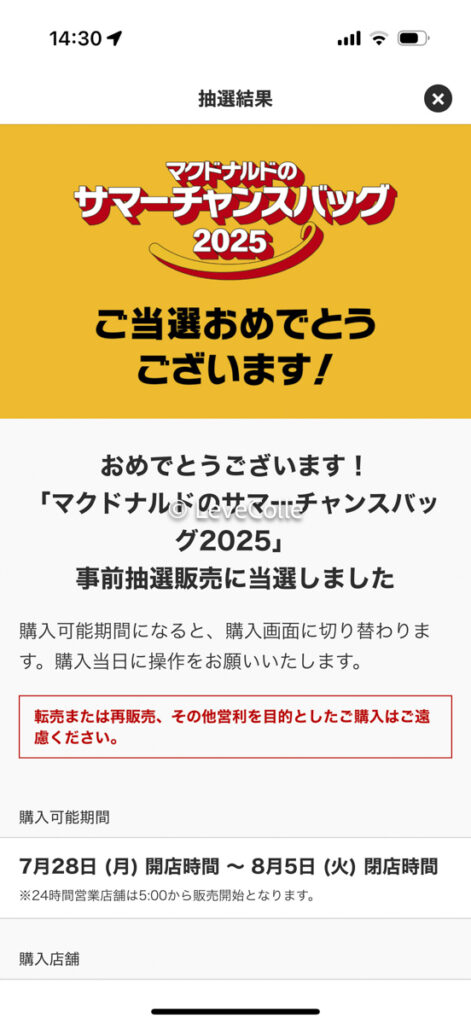 マクドナルドサマーバッグ2025