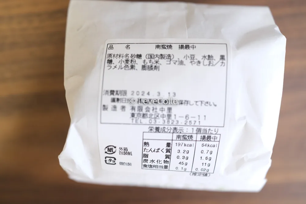 中里南蛮焼