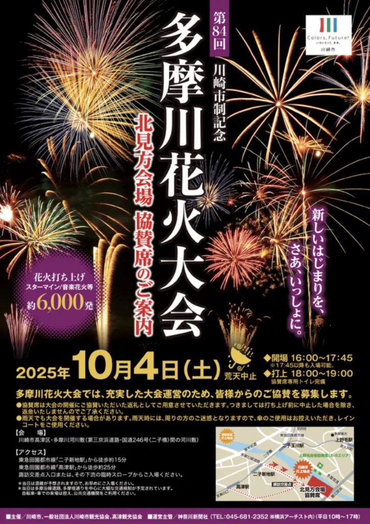 川崎市制記念多摩川花火大会