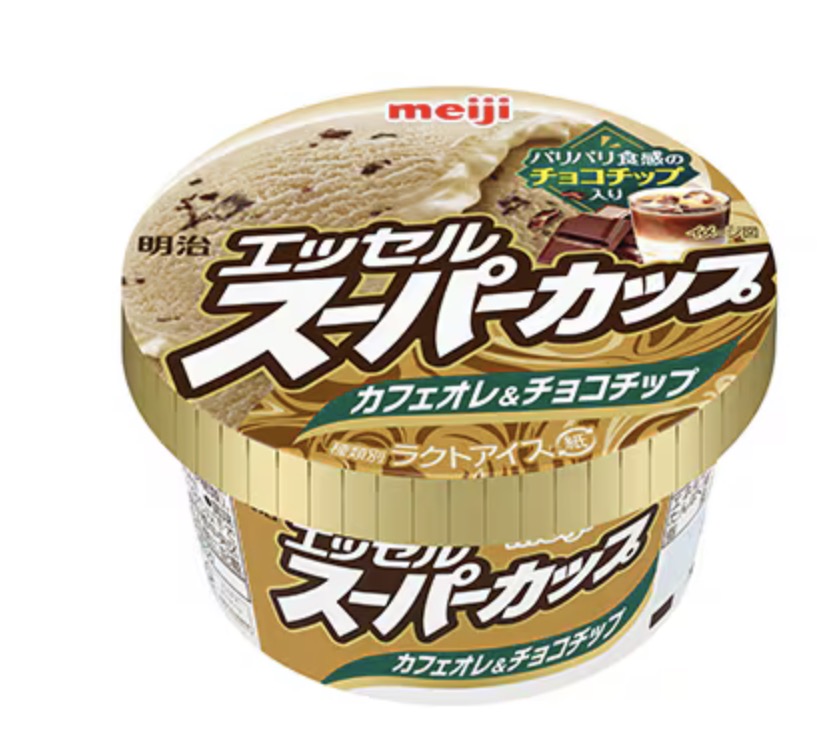 スーパーカップ カフェオレチョコチップ味
